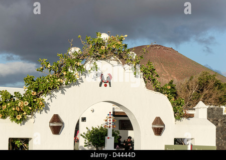 Casa Cesar Manrique, Musée de la Fondation Manrique, Lanzarote, îles Canaries, Espagne Banque D'Images