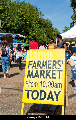 Marché de producteurs à l'Alexandra Palace, parc, Muswell Hill, London,UK Haringey Banque D'Images