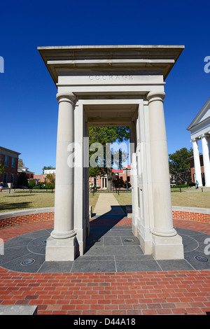 James Meredith Memorial University Campus Ole Miss Oxford MS Mississippi Banque D'Images