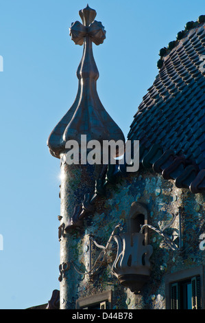 Casa Batllo, Antoni Gaudi, Barcelone, Catalogne Banque D'Images