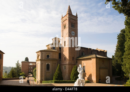 L'Europe, Italie, Toscane, l'abbaye de Monte Oliveto Maggiore Banque D'Images