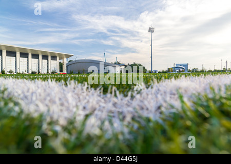 Au niveau du sol du stade Banque D'Images