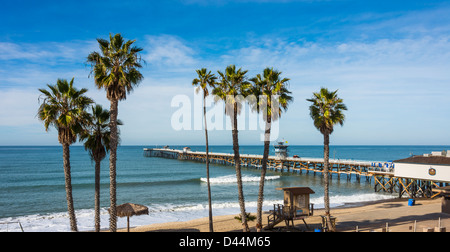 San Clemente Pier, Californie Banque D'Images