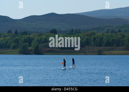 Loch Insh, près d'Aviemore dans le Speyside, Inverness-shire, Scotland Banque D'Images