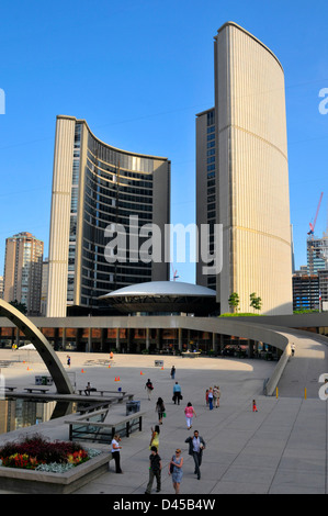 City Hall Square Nathan Phillips Toronto Ontario Canada Banque D'Images