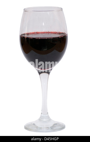 Verre de vin rouge Banque D'Images