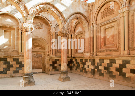 Ishak pasa palace, dogubayazit, nord-est de l'Anatolie, Turquie, Asie Banque D'Images