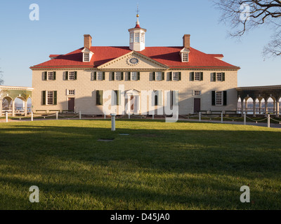 Le président George Washington au mont Vernon accueil en Virginie Banque D'Images