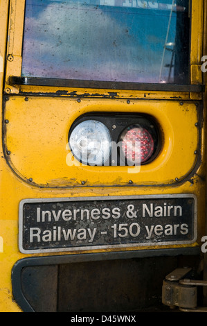 158 classe,diesel,158720,Inverness et Nairn railway-150 ans,gare d'Inverness, Écosse Banque D'Images