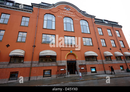 Tromso sparebank bâtiment du siège, troms Norvège europe Banque D'Images