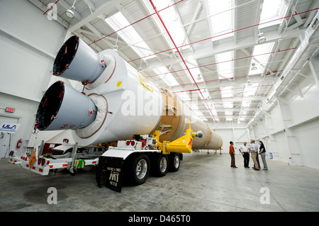 Mars Science Laboratory - Atlas V Première étape Booster (201109070003HQ) Banque D'Images