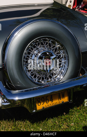 1956 Ford Thunderbird, Antique car show, Sully Historic Site, Chantilly, Virginia Banque D'Images