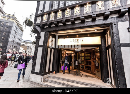 Magasin Liberty, Londres, Angleterre, Royaume-Uni Banque D'Images