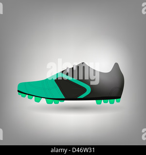 L'icône de démarrage football vector illustration Banque D'Images