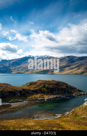 Loch Hourn, Glenelg, Highlands, en Écosse. UK Banque D'Images