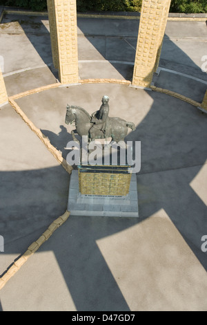 Mémorial à Roi Albert à Nieuwport Belgique se souvenir du Roi belge qui a régné pendant la Première Guerre mondiale Banque D'Images