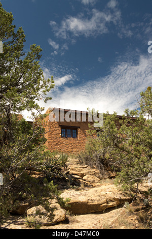 Le Parc National de Mesa Verde, Colorado, USA Banque D'Images