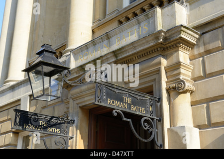 Les bains romains - Bath, Angleterre Banque D'Images