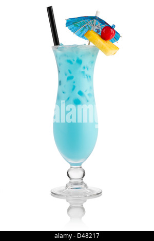 Piscine Cocktail in front of white background Banque D'Images