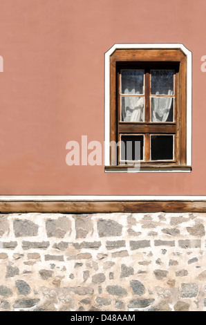 La fenêtre de la chambre de la vieille ville de Plovdiv Bulgarie Balkans Europe de l'Est Banque D'Images