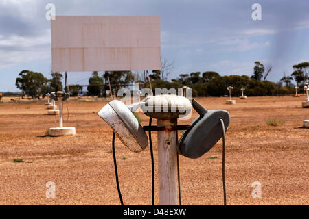 Ancien lecteur de photo theatre, Mukinbudin Australie Occidentale Banque D'Images