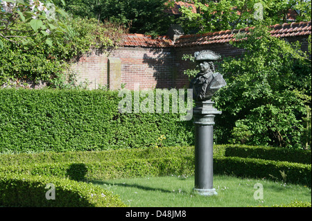 Les Pays-Bas Holland Zaandam Zaanstad Statue Romanov Tsar Pierre le Grand Musée de la construction navale Banque D'Images