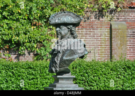 Les Pays-Bas Holland Zaandam Zaanstad Statue Le Tsar Pierre le Grand Musée Jardin Romanov Tsar Pierre le Grand Banque D'Images