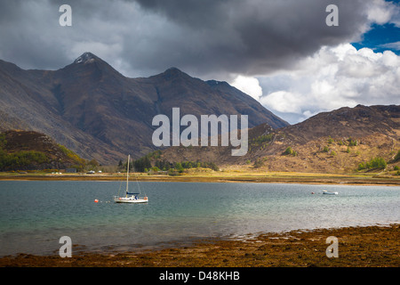 Loch Hourn, Glenelg, Highlands, en Écosse. UK Banque D'Images