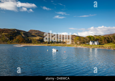 Baie de Glenelg, Lochalsh, Highlands, en Écosse. UK Banque D'Images