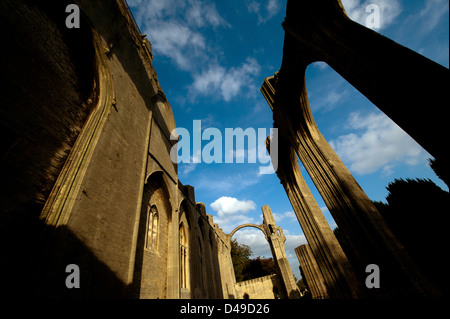 L'Abbaye de Crowland, Lincolnshire, Angleterre Banque D'Images