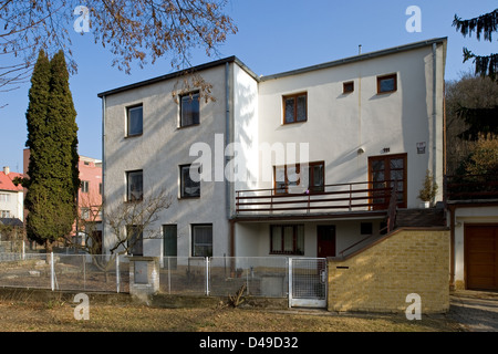 Brno, République tchèque, Werkbundsiedlung Bruenn, chambre 15 et 16 de Arnost Wiesner Banque D'Images