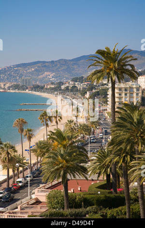 Plage du Midi, Cannes, France Banque D'Images