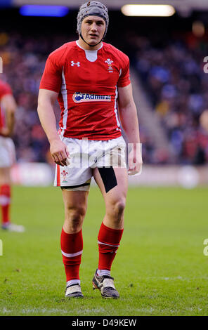 Edinburgh, Royaume-Uni. 9 mars, 2013. Jonathan Davies, de l'Écosse v Pays de Galles, Tournoi RBS 6 Nations, le stade de Murrayfield 09/03/13 (c) Colin Lunn Banque D'Images