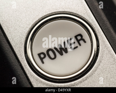 Bouton marche / arrêt Banque D'Images