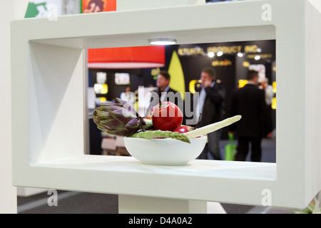 Berlin, Allemagne, mis en scène les fruits et légumes à la Fruit Logistica 2011 Banque D'Images