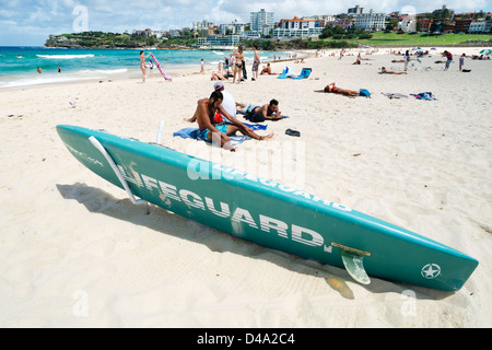 Vue d'été de la plage de Bondi à Sydney, Nouvelle Galles du Sud en Australie Banque D'Images