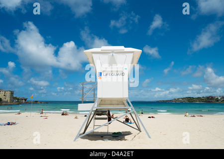 Fort de sauveteur sur la plage de Bondi à Sydney, Nouvelle Galles du Sud en Australie Banque D'Images