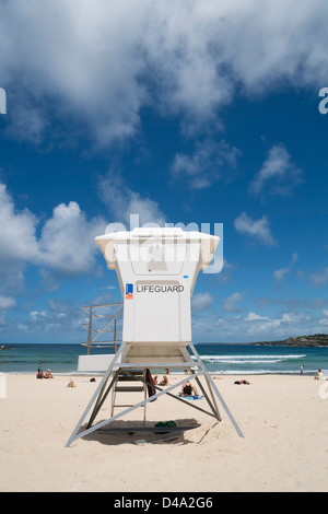 Fort de sauveteur sur la plage de Bondi à Sydney, Nouvelle Galles du Sud en Australie Banque D'Images