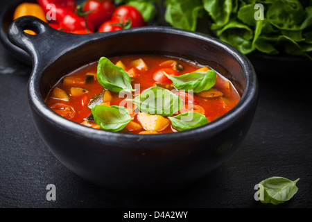 Soupe minestrone Banque D'Images