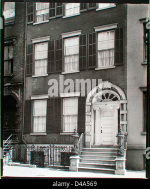 Porte - Tredwell (maison ancienne) de Merchant's House, 29 East 4th... Banque D'Images