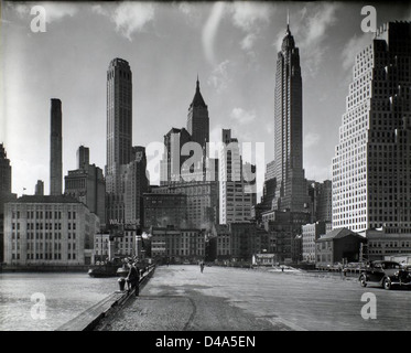 Manhattan : I. South Street et Jones Lane, Manhattan... Banque D'Images