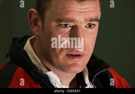 Dean Ryan anglais de football international rugby Angleterre Banque D'Images