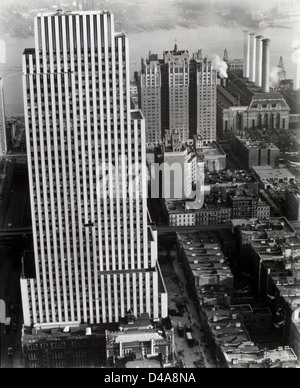 Daily News Building, 42e Rue, entre la deuxième et troisième Av... Banque D'Images