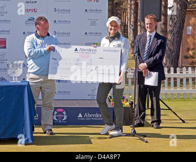 Carly Booth Aberdeen Asset Management Ladies Scottish Open de Golf d'East Lothian Archerfield EventScotland Banque D'Images