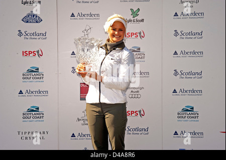 Carly Booth Aberdeen Asset Management Ladies Scottish Open de Golf d'East Lothian Archerfield EventScotland Banque D'Images