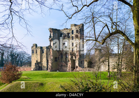 Ruines de Ashby De La Zouch Château, Ashby De La Zouch, Leicestershire, East Midlands, Royaume-Uni Banque D'Images