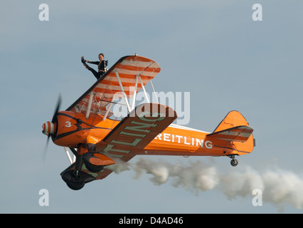 Brietling Wingwalkers Air Afficher Banque D'Images