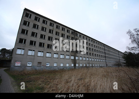 Piazzetta, l'Allemagne, l'ancienne usine KdF Tematec Banque D'Images