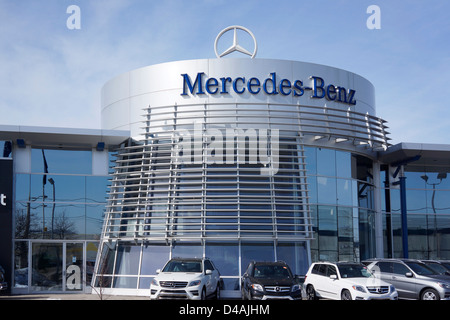 Mercedes-Benz, concessionnaire, Ontario, Canada Banque D'Images