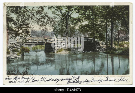 Pont de la rue Oak, Mt. Vernon, N. Y. Banque D'Images